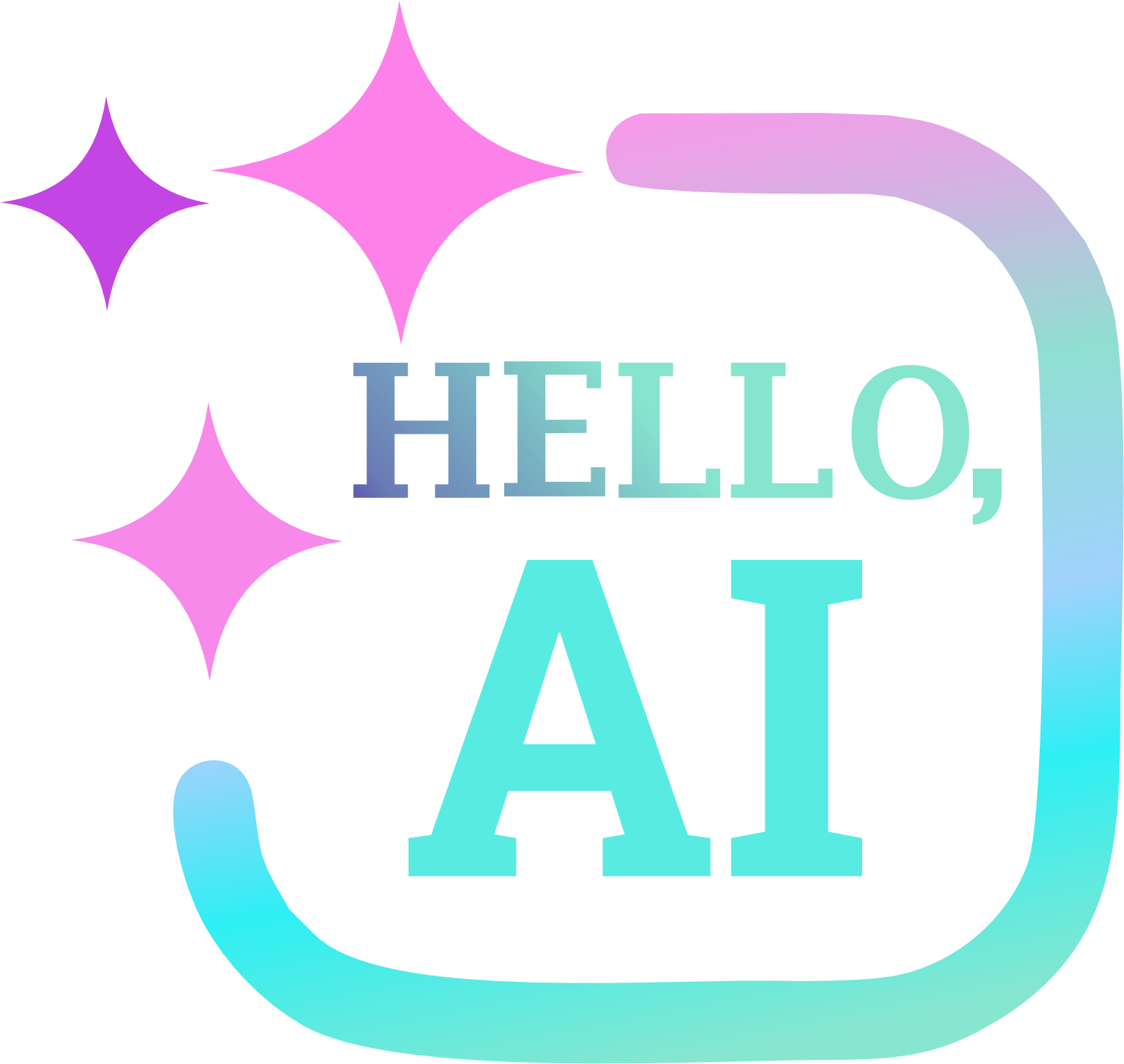 Hello, AI! Logo